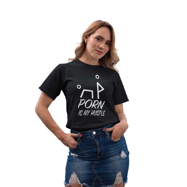 Porn Is My Hustle Black T-Shirt
