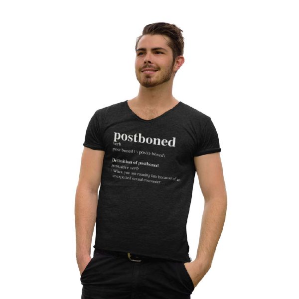 Postboned Black T-Shirt