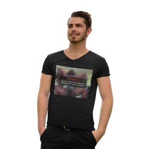 Warning 1 Black T-Shirt